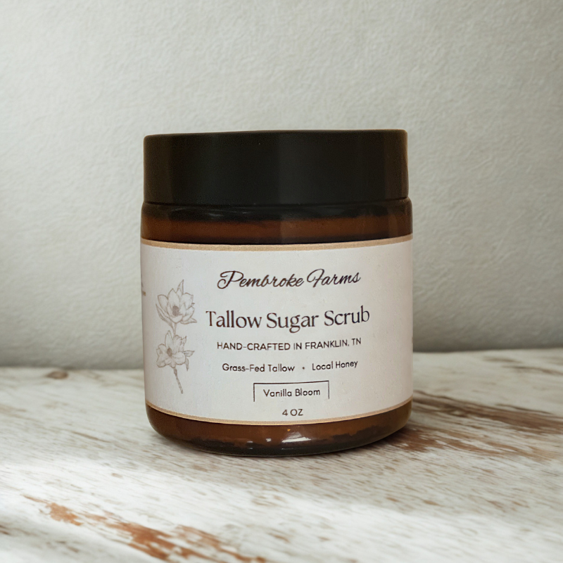 Tallow Sugar Scrub - Vanilla Bloom