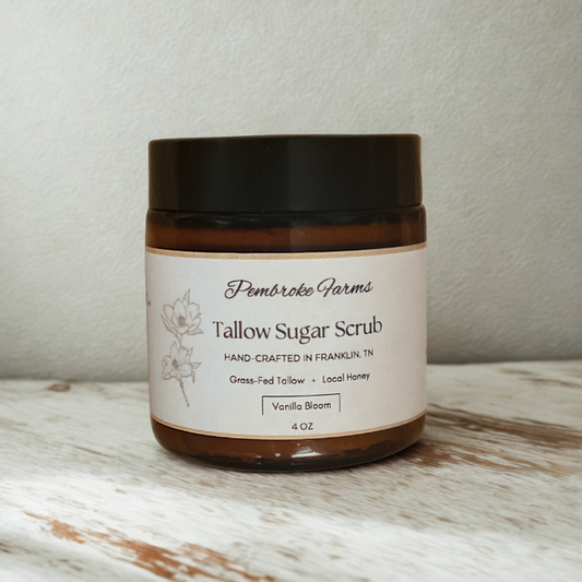 Tallow Sugar Scrub - Vanilla Bloom